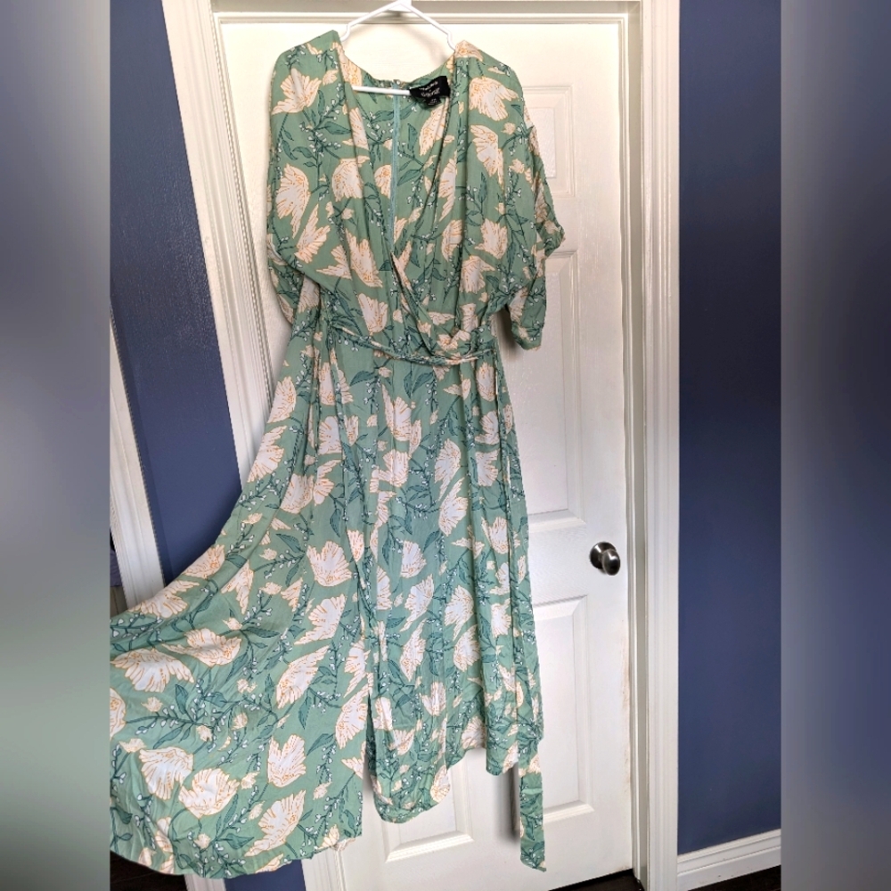 ModCloth Crop Palazzo Challis Jumpsuit